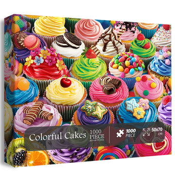 Torte colorate puzzle puzzle 1000 pezzi